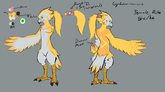 Rito Bird Vera Concept Art Rito Bird Vera Concept Art
