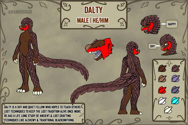 Dalty Pangolin Ref Sheet